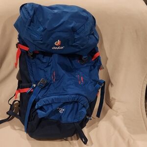 Deuter Blue and Red Kids Backpack